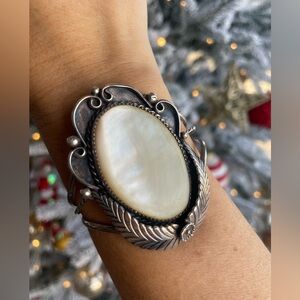 Vintage Navajo Mother of Pearl cuff